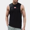 High neck slash armhole vest Thumbnail